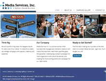 Tablet Screenshot of mediaservicesusa.net
